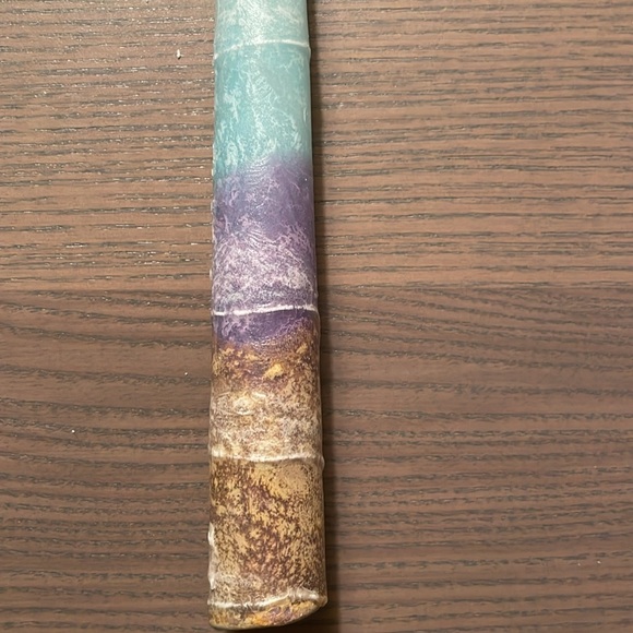 New in box. Safed Candles. Two beautiful multicoloured candles. Hand crafted. - Picture 3 of 9